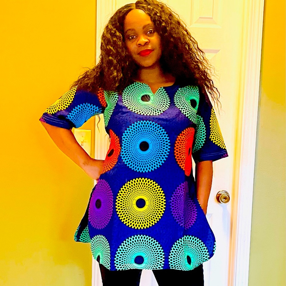 African Print Top